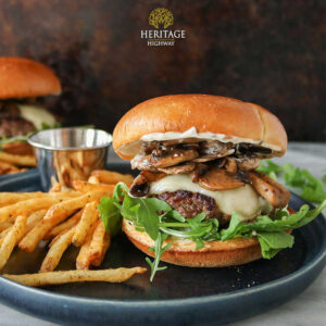 Mushroom Beef Burger